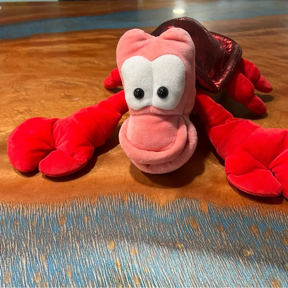 Scentsy Buddy Disney Sebastian Crab Little Mermaid Plush metallic red